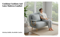 Transshapeable Pull-Extendable Armchair Foldable Design Single Fold-Extendable Lounger versatileUse Space-Saving for Residents