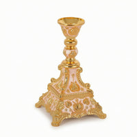 Candlestick Holder Ornate Candle Holder with Feet Antique for Weddings