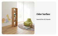 Solid Wood Construction Uncovered-Back Shelving Unit Shelf Natural Oil Finish Slim Book Shelving Unit Traditional Joinery Bookshelf Space-Saving Design for Students, Collectors, Homeowners, Living Room, Bedroom, Small Areas