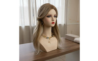 Hairpiece Stand Head Photo Prop Fake Head Model Heavy Duty Display Fixture for Salon