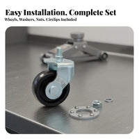 Floor Jack Replacement Wheel Thickened Design Jack Replacement Wheel Strong Load Capacity Heavy Duty Swivel Caster