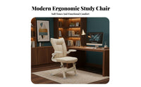 Lumbar Support Adjustable Ergonomic Chair Breathable Mesh Back Swivel Seat Easy Assembly Office Furniture for Students, Adults, Study Room, Workspace, Computer Desk