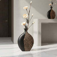 4 Pieces Tall Resin Vase Dried Flower Display Standing Decorative Vase