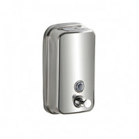 Wall-Mounted Soap Dispenser Compact Liquid Soap Dispenser with Window Easy to Refill Commercial for Bathroom, Kitchen