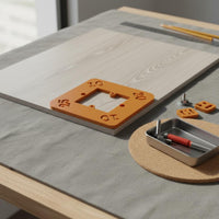 High Precision Radius Corner Routing Jig Easy to Use 4-in-1 Corner Radius Template Time-Saving for Woodworkers, Carpenters, Cabinet Making