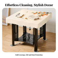 Waterproof Mahjong Table Cover Oil-Proof Mahjong Tablecloth Easy to Clean for Families, Homeowners
