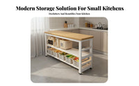 Microwave Oven Stand Large Capacity Kitchen Microwave Stand Space Saving Multi-Tier Kitchen Shelf for Home Cooks, Adults, Pantry, Living Room, Balcony
