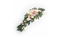 Artificial Flower Arch Decor Cascading Flower Garland with Roses Wedding Arch Flowers Flexible for Brides, Ceremony Backdrops