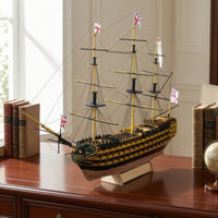 DIY Wooden Ship Model Kit Historical Sailing Ship Model Kit Detailed Authentic for Hobbyists