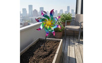 360 Degree Rotation Pinwheel Rotator Colorful Wind Pinwheel