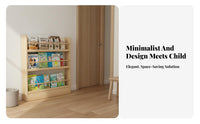 Space-Saving Slim Multi-Tier Book Display exposedShelf Design Tall Narrow Shelving Universal Tier Stable Structure Bookshelf Sturdy for Apartment Dwellers, Homeowners, Behind the Door, Child's Room, Small Areas, Bedroom