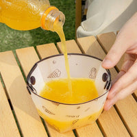 Picnic Set, Foldable Cup, Portable Foldable Cup, For Camping, Foldable Bowl, Plastic, Multi-Functional Tableware Set