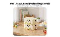 Character-Themed Crate Cute Design Household Organizer Decorative for Students