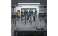 Angle Grinder Holder with Hook Rack Heavy-Duty Angle Grinder Storage Rack Space-Saving Metal for DIYers, Garage, Workshop