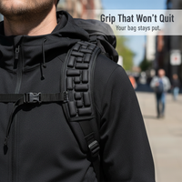 Shoulder Strap Pad for Backpacks and Messenger Bags, Pressure-Reducing and Widened Design