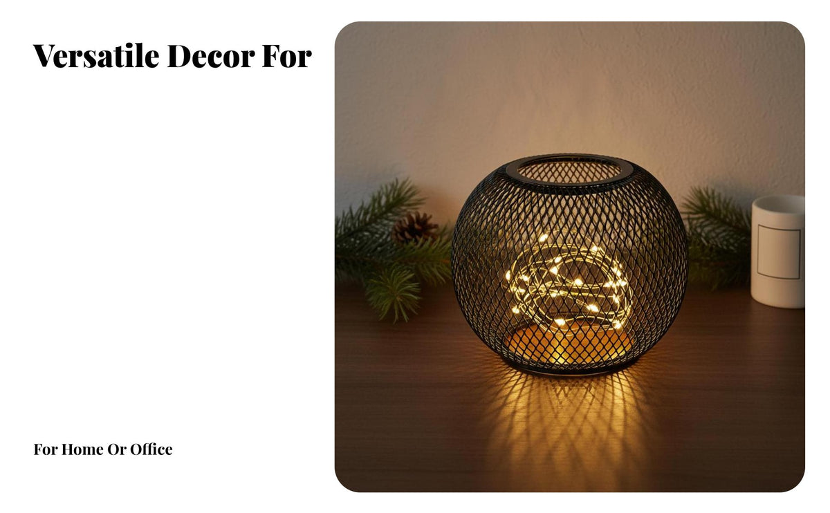 Hollow Iron Light Cover Easy to Install Hollow Mesh Light Shade DIY Friendly Metal Mesh Lampshade for Crafters, Crafting Aficionados, Cafe, Bar