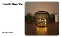 Hollow Iron Light Cover Easy to Install Hollow Mesh Light Shade DIY Friendly Metal Mesh Lampshade for Crafters, Crafting Aficionados, Cafe, Bar