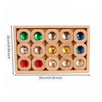 Gem Blocks with Tray Sensory Gem Cubes Stacking Toy for Young Children, Light Table, Classroom