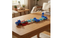 Dinosaur Car Track Toy Manual Dinosaur Race Track Set Imaginative for Children