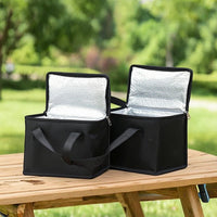 Lunch Bag with Shoulder Strap Foil-Lined Insulated Lunch Bag Soft Cooler Thermal Sturdy for Office, School