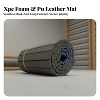 Double-Sided Anti-Slip Roll up Combat Arts Mat Shock Absorbing Wrestling Training Mat Cushioned Long-Lasting for Professionals, Kids, Dojo, Home Gym, Dance Studio