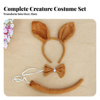 Creature Dress-up Headband Set Performance Prop Furry Creature Cosplay Set Easy to Wear Universal Fit for Actors, Halloween