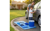 13 Pieces Car Wash Set with Bucket Soft-Filament Vehicle Cleaning Set Versatile Windshield Squeegee for Boat Owners, Rv Maintenance