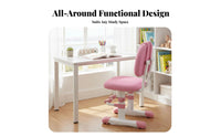 Ergonomic Design Adjustable child's Desk Chair Stable Base Study Seat Support kids' Furniture Easy to Clean for Students, Children, Teenagers, Studying, Home, Bedroom, School