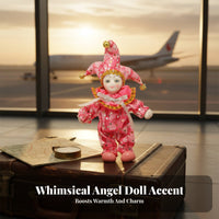 Italian Affection Cherub Doll Collectible Item Porcelain Court Entertainer Doll European Court Design House Decoration for Couples, Home Decor