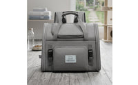 Expandable Pet Carrier Backpack Breathable Expandable Pet Backpack Bag Padded Handsunrestricted for Vet Visits, Outdoor Walks