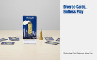 Pocket Series Urban Exploration Board Game, Tower Theme, Portable Card Game, Multiplayer Party