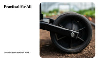 Agricultural Picking Cart Seat Labor-Saving Swivel Work Stool with Wheels