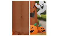 Outdoor Inflatable Tree Spooky Inflatable with LED Lights Inflate Yard Decoration Tall for Lawn