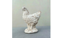Chicken Figurine Farmhouse Cockerel Figurine Hand-Painted for Collectors