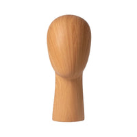 Mannequin Head Stand Tabletop Mannequin Head with Wooden Base Stable for Shelf