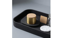 Solid Construction Cork-Top Pen Holder Compact Cylindrical Pen Holder Low-Height Pencil Cup Modern Design
