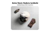 Retro 3C Certified Vintage Design Detachable Ear Pads for Men, Women, City Riding, Commuting