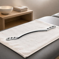 Polished Rim Stainless Steel Fascia Scraper Easy to Clean Fascia Scraper Long-Lasting Stainless Steel Gua Sha Tool Large Muscle Groups for Athletes, Fitness Lovers, Post-Workout, Recovery