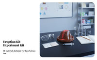 DIY Fiery Mountain Experiment Easy to Use Fiery Mountain Science Kit Interactive Fun Volcanic Spew Ion Model for Students, Teachers, School Project