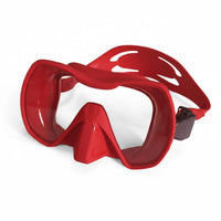 Silicone Diving Facepiece CO2 180° Panoramic Snorkel Facepiece Travel-Friendly Water Sports Gear for Snorkeling