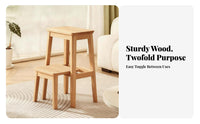 Multi-Functional transformable Ladder Chair Foldable Design transformable 4-Step Stool two-in-singleUse Household Furniture Space-Saving for Homeowners, Seniors, Librarians, Kitchen, Living Room, Office, Pantry