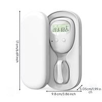 USB Charging Urine Wetness Alarm Rechargeable Bedwetting Alarm Loud Wetness Sensor Vibrating for Babies, Home Care