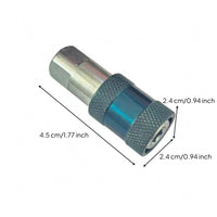 Knurled Grip Drill-Screwdriver Adapter Metal Hex Shank Socket Adapter Blue Body Driver Socket Adaptor Compact