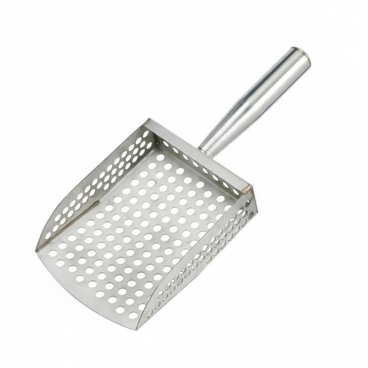 Metal Sand Sifter with Handle Perforated Beach Sand Sifter Fast for