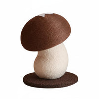 Wear-Resistant Toadstool Cat Scratcher Non-Shedding Sisal Rope Scratching Post Natural Materials Sisal Scratching Post Stable Base for Cats, Kittens, Indoor