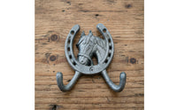 Curved Wall HookDecorative Cast Iron Wall Hook Fixture for Entryway, Hallway