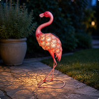 Solar Peacock Statue Glowing Peacock Garden Light Rust-Resistant for Pathway