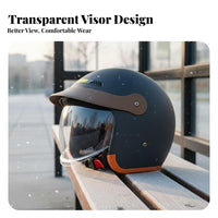 Open Face Electric Bike Helmet CCC Certified Four-Season Riding Helmet Warm Lining Secure Headwear for Cyclist S, Adults, Commuting, Outdoor