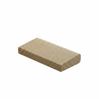 Sloped Meditation Cushion Textile-Covered Floor Pillow Rounded Edges