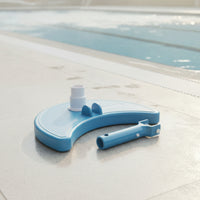 Crescent Pool Vacuum Head Manual Pool Vacuum Head with Hose Connector Compact Slim